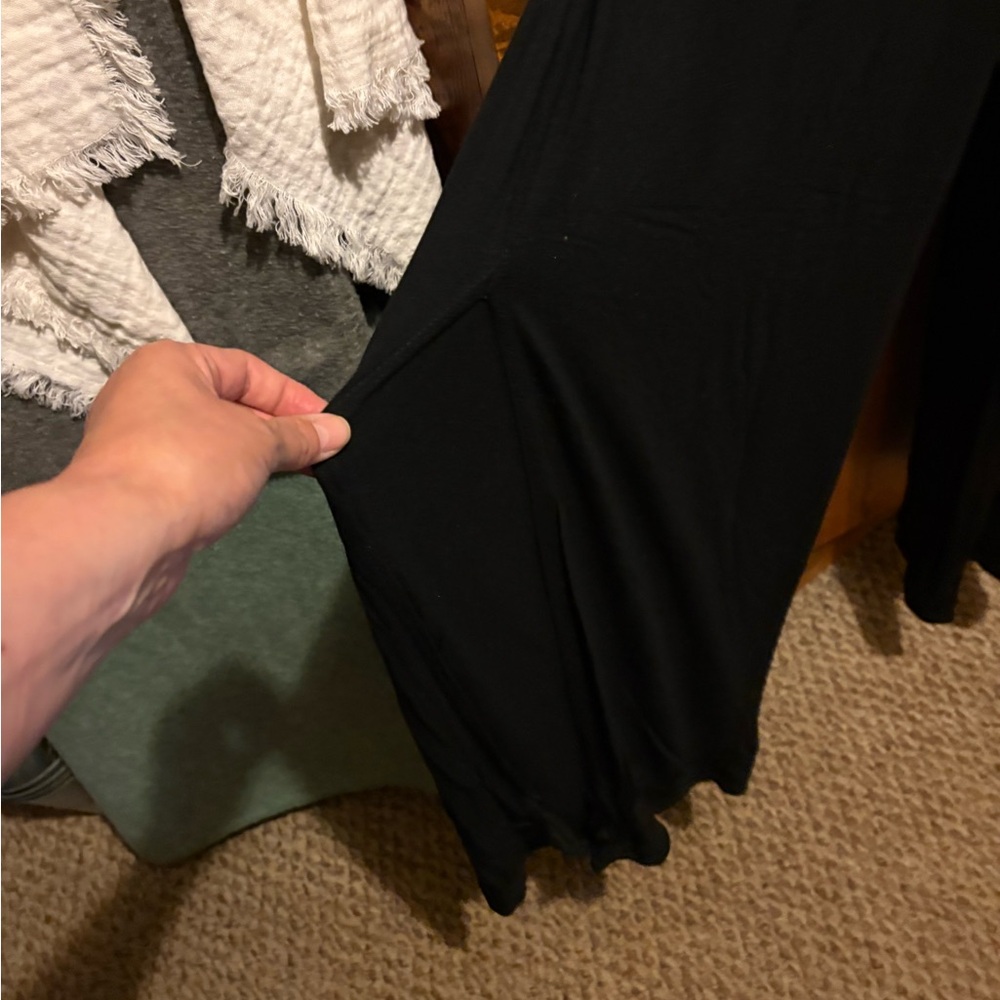 7th Ray Black Wide Leg Women's Pants - Picture 8 of 13